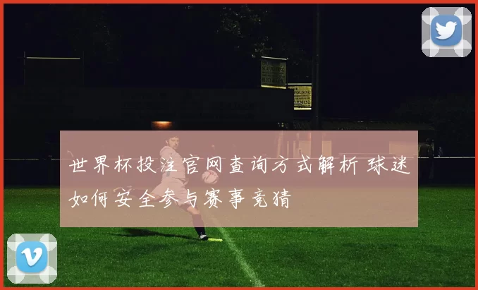 世界杯投注官网查询方式解析 球迷如何安全参与赛事竞猜